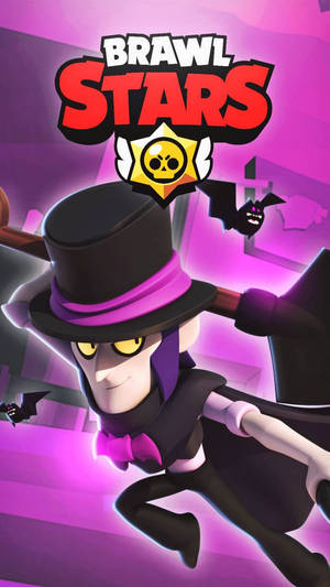 Black Hat Mortis From Brawl Stars Wallpaper