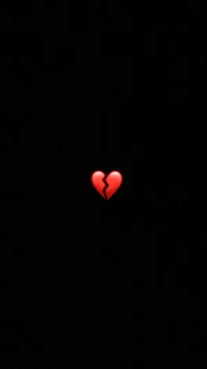 Black Heart Iphone Emoji Wallpaper