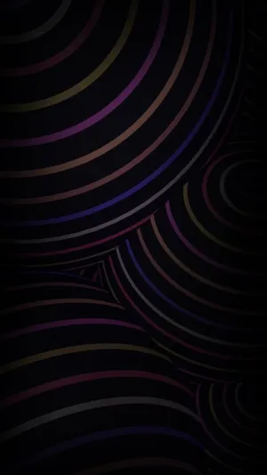 Black Iphone Curvy Lines Wallpaper