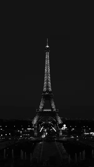 Black Iphone Eiffel Tower Wallpaper