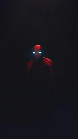 Black Iphone Spiderman Wallpaper
