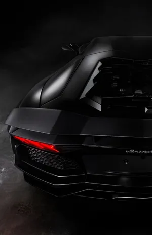 Black Lamborghini Iphone Back Wallpaper
