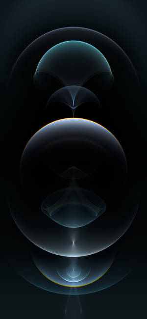 Black Lens Flares Ios 16 Wallpaper