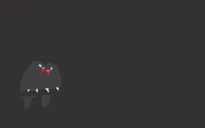 Black Lovebirds Minimalist Wallpaper