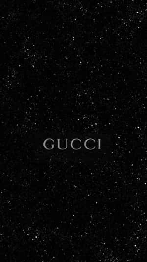 Black Minimalist Gucci Designer Aesthetic Wallpaper