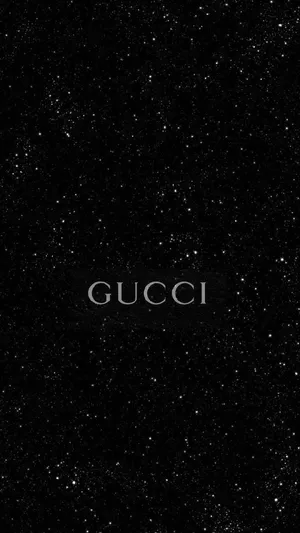 Black Minimalist Gucci Designer Aesthetic Wallpaper
