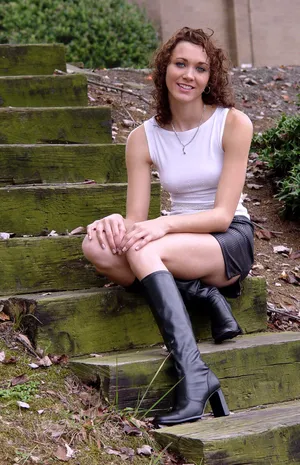 Black Miniskirt With Slit Wallpaper