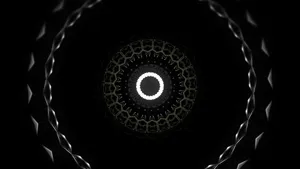 Black Mirror Geometric Art Wallpaper