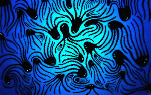 Black Octopuses Wallpaper