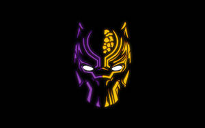 Black Panther Mask Logo Wallpaper
