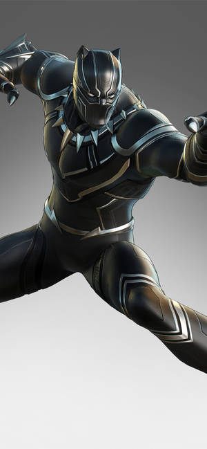 Black Panther Superhero Action Figure Wallpaper