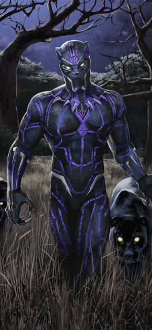 Black Panther Superhero Great Cat Wakanda Wallpaper