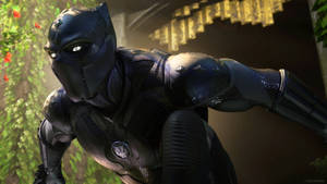 Black Panther Superhero King T'challa Wallpaper