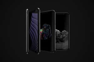 Black Phones Following Wallpaper