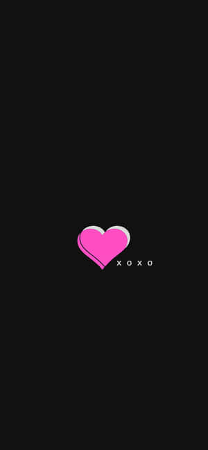 Black Pink Heart Emoji Iphone Wallpaper