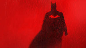 Black Red 4k Batman Poster Wallpaper