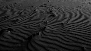 Black Sand Dune Desert Wallpaper
