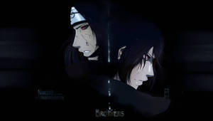 Black Sasuke And Itachi Uchiha Wallpaper