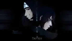 Black Sasuke And Itachi Uchiha Wallpaper