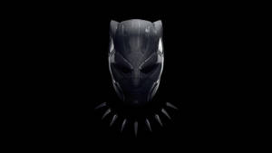 Black Screen 4k With Black Panther Wallpaper