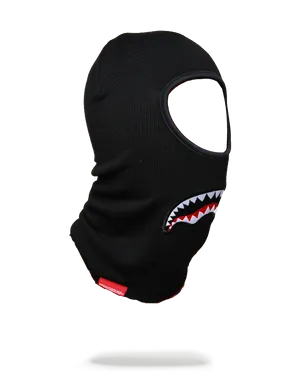 Black Ski Mask With Shark Teeth Wallpaper