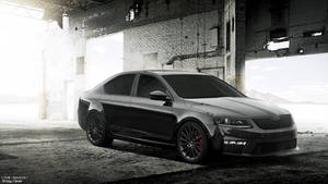 Black Skoda Octavia Rs Hd Wallpaper - Skoda Octavia Rs Wallpaper