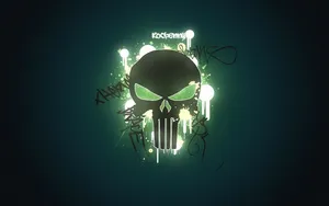 Black Skull Hacker Wallpaper