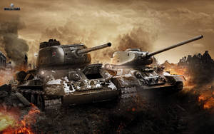 Black Soldier Tanks Wallpaper