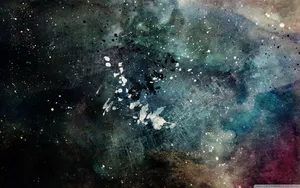 Black Space Abstract Wallpaper