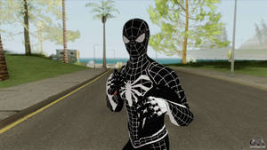 Black Spiderman On Gta San Andreas Wallpaper