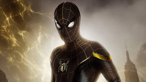 Black Spiderman Suit Wallpaper