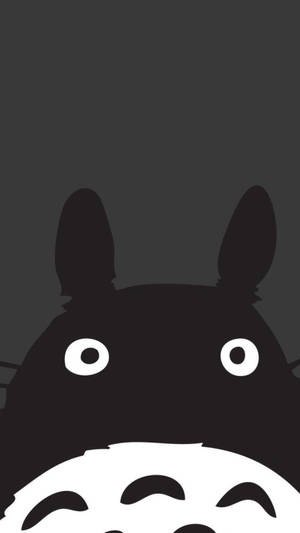 Black Totoro Macro Wallpaper