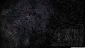 Black Triangle Pattern Grunge Wallpaper