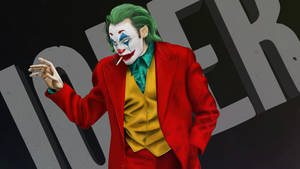 Black Ultra Hd Joker Smoking Wallpaper