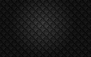 Black Victorian Gothic Pattern Wallpaper