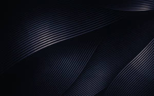 Black Wave Lines Material Design Wallpaper