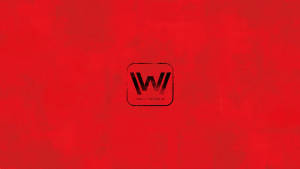 Black Westworld Logo In Red Wallpaper