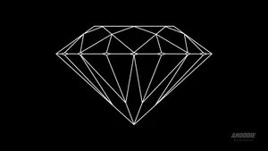 Black White Diamond Art Wallpaper