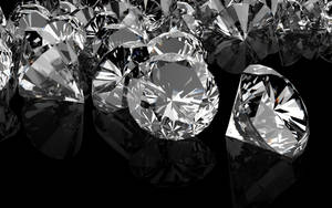 Black White Diamonds Macro Wallpaper