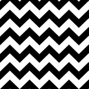 Black White Zigzag Pattern Wallpaper