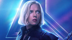 Black Widow White Hair 4k Wallpaper