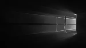 Black Windows 10 Hd Logo Wallpaper