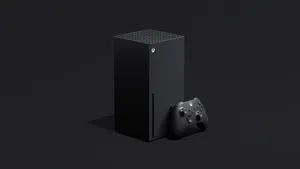 Black Xbox Series X Set Wallpaper