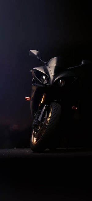 Black Yamaha Bikes Iphone Wallpaper