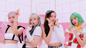 Blackpink Cute Ice Cream Concept Shoot Wallpaper