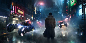 Blade Runner 2049 K In City Wallpaper