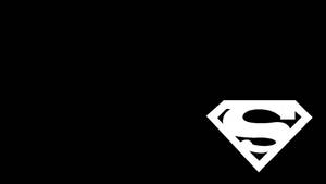 Blank And White Superman Logo Wallpaper