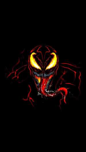 Blazing Venom Abstract Wallpaper