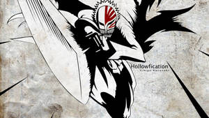 Bleach Hollowfication Of Ichigo Kurosaki Wallpaper