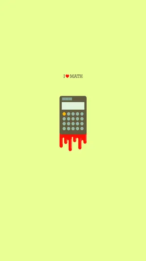 Bleeding Calculator Art Wallpaper
